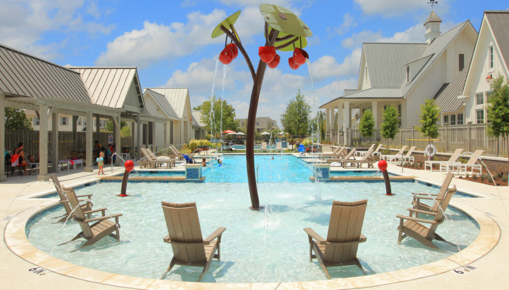 Splash pad and pools